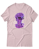 T-Shirt Αντρικό - Resting Bitch Face Mode - Color Thumbnail Απαλό Ροζ