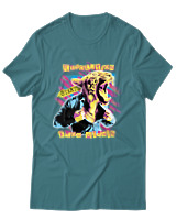 T-Shirt Αντρικό - Revolution - Color Thumbnail Μπλε Πράσινο