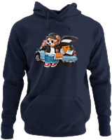 Φούτερ με κουκούλα - Rich Girl - Color Thumbnail Navy Blue