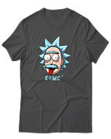 T-Shirt Αντρικό - Rick And Morty - Color Thumbnail Ανθρακί