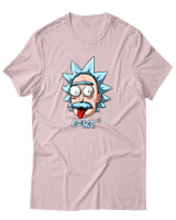 T-Shirt Αντρικό - Rick And Morty - Color Thumbnail Απαλό Ροζ