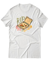 T-Shirt Unisex - Rip Pizza Karton - Color Thumbnail Άσπρο