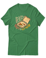 T-Shirt Unisex - Rip Pizza Karton - Color Thumbnail Πράσινο