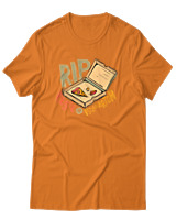 T-Shirt Unisex - Rip Pizza Karton - Color Thumbnail Πορτοκαλί