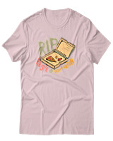T-Shirt Unisex - Rip Pizza Karton - Color Thumbnail Απαλό Ροζ
