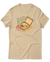 T-Shirt Unisex - Rip Pizza Karton - Color Thumbnail Μπεζ