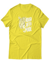 T-Shirt Αντρικό - Roar With Pride - Color Thumbnail Κίτρινο