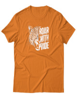 T-Shirt Αντρικό - Roar With Pride - Color Thumbnail Πορτοκαλί