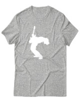 T-Shirt Αντρικό - Rock Guitar - Color Thumbnail Γκρι Μελανζέ