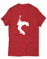 T-Shirt Αντρικό - Rock Guitar - Color Thumbnail Κόκκινο