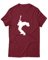 T-Shirt Αντρικό - Rock Guitar - Color Thumbnail Σκούρο Κόκκινο