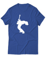 T-Shirt Αντρικό - Rock Guitar - Color Thumbnail Μπλε Ρουά