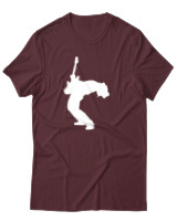 T-Shirt Αντρικό - Rock Guitar - Color Thumbnail Μπορντό