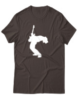 T-Shirt Αντρικό - Rock Guitar - Color Thumbnail Καφέ