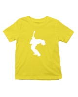 T-Shirt  Παιδικό - Rock Guitar - Color Thumbnail Κίτρινο