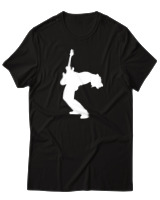 T-Shirt  Γυναικείο - Rock Guitar - Color Thumbnail Μαύρο