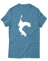 T-Shirt  Γυναικείο - Rock Guitar - Color Thumbnail Τυρκουάζ