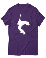 T-Shirt  Γυναικείο - Rock Guitar - Color Thumbnail Μώβ