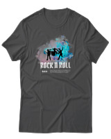 T-Shirt Αντρικό - Rock N Roll - Color Thumbnail Ανθρακί