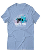 T-Shirt Αντρικό - Rock N Roll - Color Thumbnail Γαλάζιο