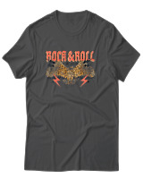T-Shirt Αντρικό - Rock N Roll - Color Thumbnail Ανθρακί