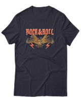 T-Shirt Αντρικό - Rock N Roll - Color Thumbnail Σκούρο Μπλε