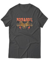 T-Shirt  Γυναικείο - Rock N Roll - Color Thumbnail Ανθρακί
