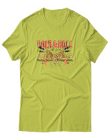 T-Shirt  Γυναικείο - Rock N Roll - Color Thumbnail Λαχανί