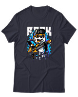 T-Shirt Αντρικό - Rock Panda - Color Thumbnail Σκούρο Μπλε