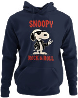Φούτερ με κουκούλα - Rock & Roll - Color Thumbnail Navy Blue