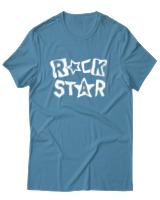 T-Shirt Αντρικό - Rock Star - Color Thumbnail Τιρκουάζ
