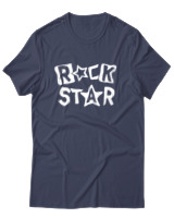 T-Shirt Αντρικό - Rock Star - Color Thumbnail Μπλε Γκρι