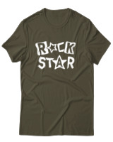 T-Shirt Αντρικό - Rock Star - Color Thumbnail Χακί
