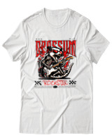 T-Shirt Αντρικό - Rockstar - Color Thumbnail Άσπρο