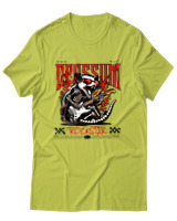 T-Shirt Αντρικό - Rockstar - Color Thumbnail Λαχανί