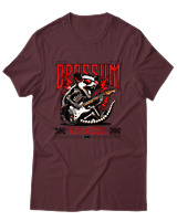 T-Shirt Αντρικό - Rockstar - Color Thumbnail Μπορντό