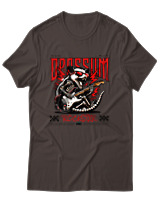 T-Shirt Αντρικό - Rockstar - Color Thumbnail Καφέ