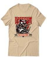 T-Shirt Αντρικό - Rockstar - Color Thumbnail Μπεζ