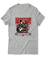 T-Shirt  Γυναικείο - Rockstar - Color Thumbnail Γκρί Μελανζέ