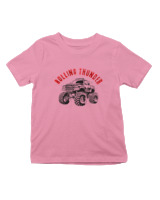 T-Shirt  Παιδικό - Rolling Thunder - Color Thumbnail Ροζ