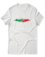 T-Shirt Αντρικό - Rome Skyline - Color Thumbnail Άσπρο