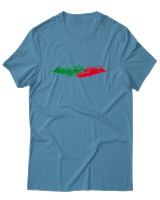 T-Shirt Αντρικό - Rome Skyline - Color Thumbnail Τιρκουάζ