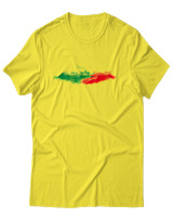 T-Shirt Αντρικό - Rome Skyline - Color Thumbnail Κίτρινο