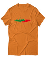 T-Shirt Αντρικό - Rome Skyline - Color Thumbnail Πορτοκαλί