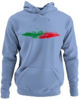 Φούτερ με κουκούλα - Rome Skyline - Color Thumbnail Blue Carolina