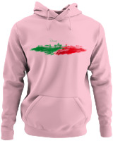 Φούτερ με κουκούλα - Rome Skyline - Color Thumbnail Pink
