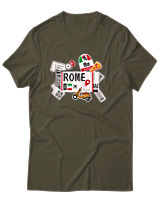 T-Shirt Αντρικό - Rome Tickets - Color Thumbnail Χακί