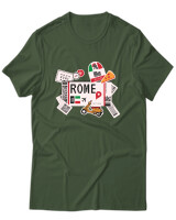 T-Shirt Unisex - Rome Tickets - Color Thumbnail Κυπαρισσί