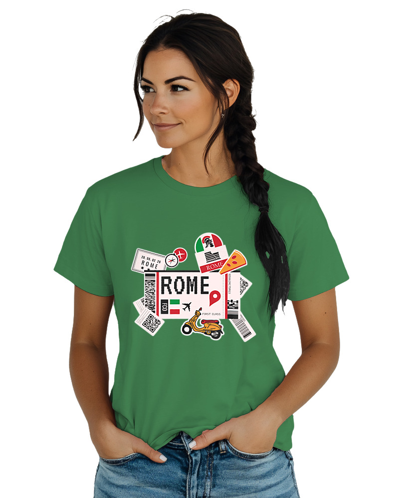 T-Shirt Unisex - Rome Tickets - Image 1
