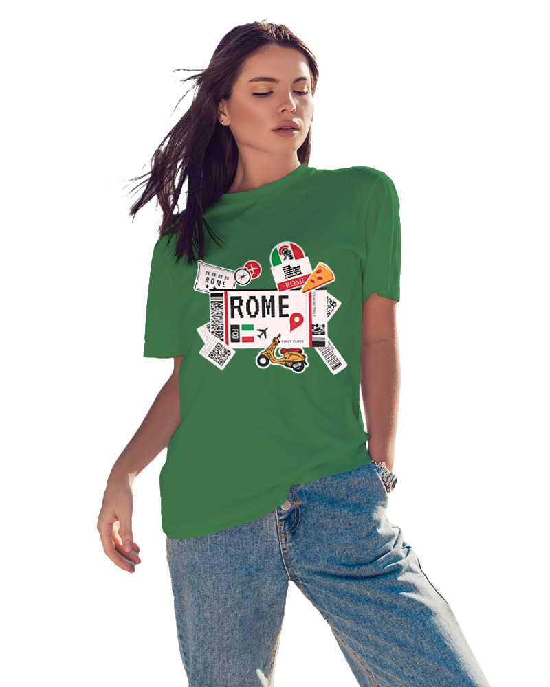 T-Shirt Unisex - Rome Tickets - Image 2